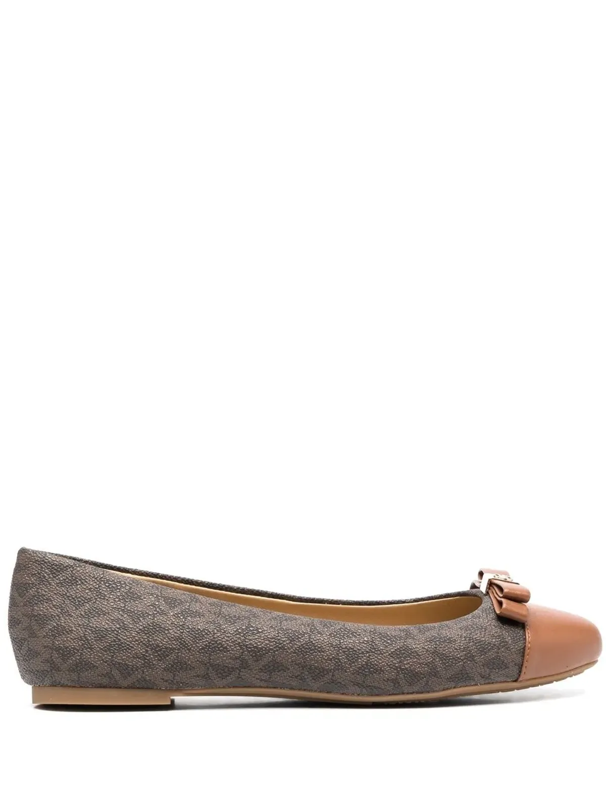 Michael Michael Kors Andreaモノグラムプリント バレエシューズ - 画像1
