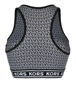 Michael Michael Kors モノグラムプリント ジップアップ ビキニトップ - サムネイル2