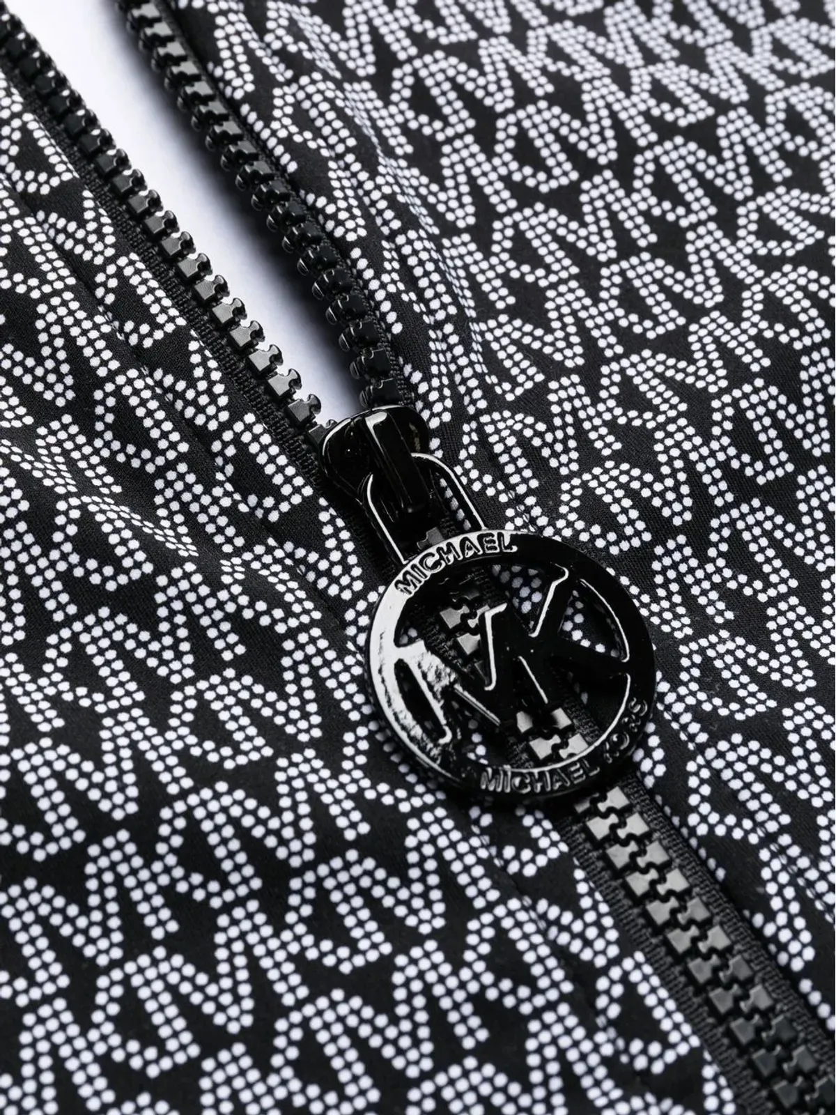 Michael Michael Kors モノグラムプリント ジップアップ ビキニトップ - 画像3
