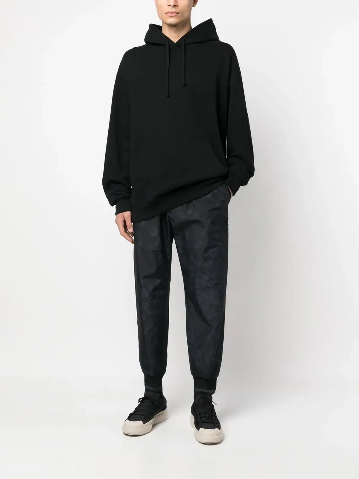 Y-3 レオパード柄 テーパードパンツ - 画像2