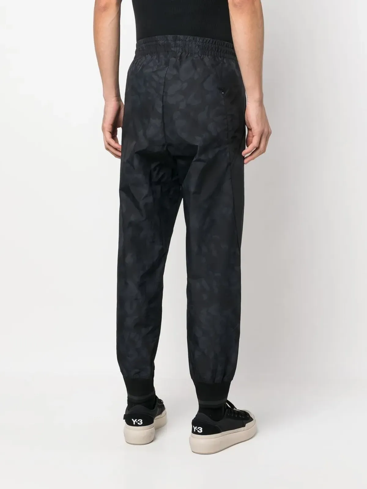 Y-3 レオパード柄 テーパードパンツ - 画像4