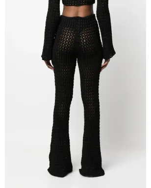 Moschino クロシェ編みフレアパンツ - サムネイル4