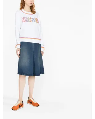 Moschino マクラメトリムコットン スウェットシャツ - サムネイル2