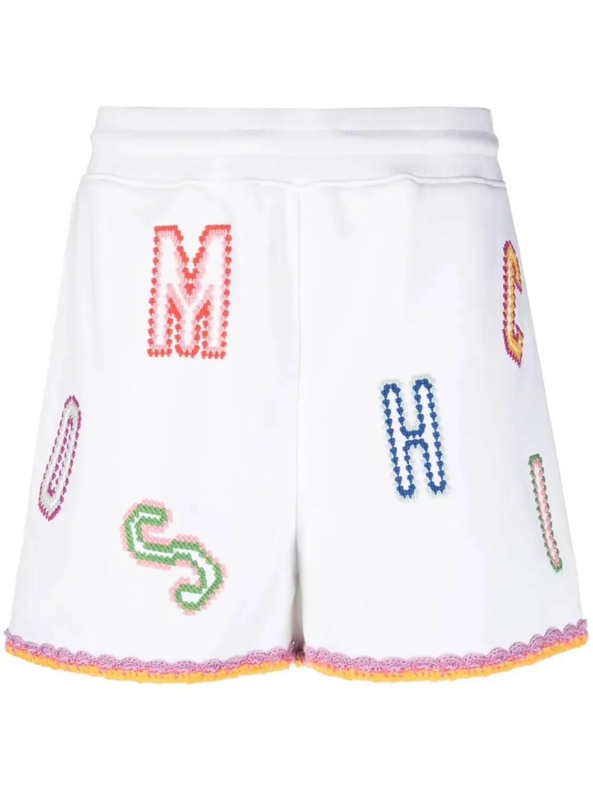 Moschino ロゴ刺繍レーストリムショーツ - 画像1