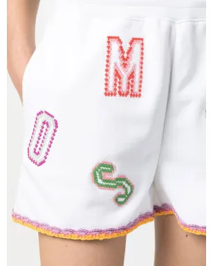 Moschino ロゴ刺繍レーストリムショーツ - サムネイル5