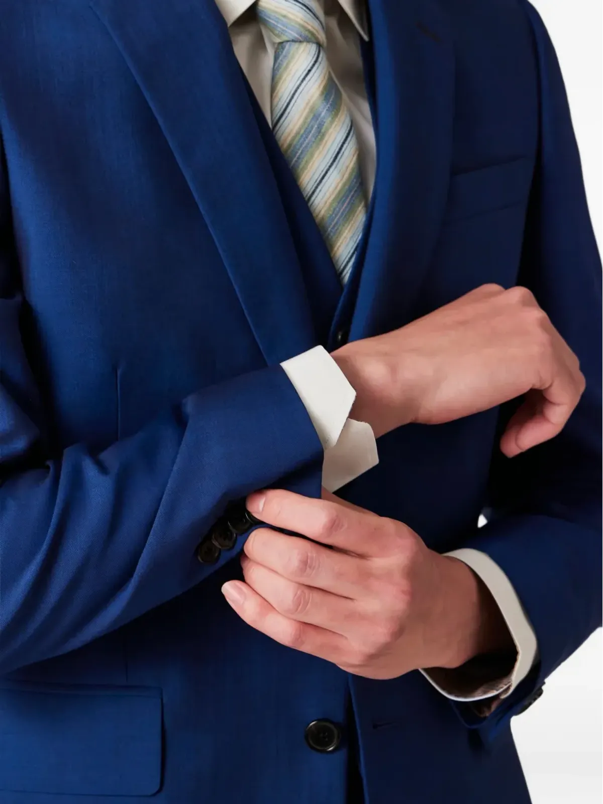 Paul Smith ソーホー三つボタン・スーツ - ブルー - 画像3