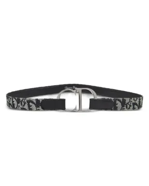 Christian Dior ビンテージ 2003年頃 トロッター キャンバス ベルト - サムネイル1