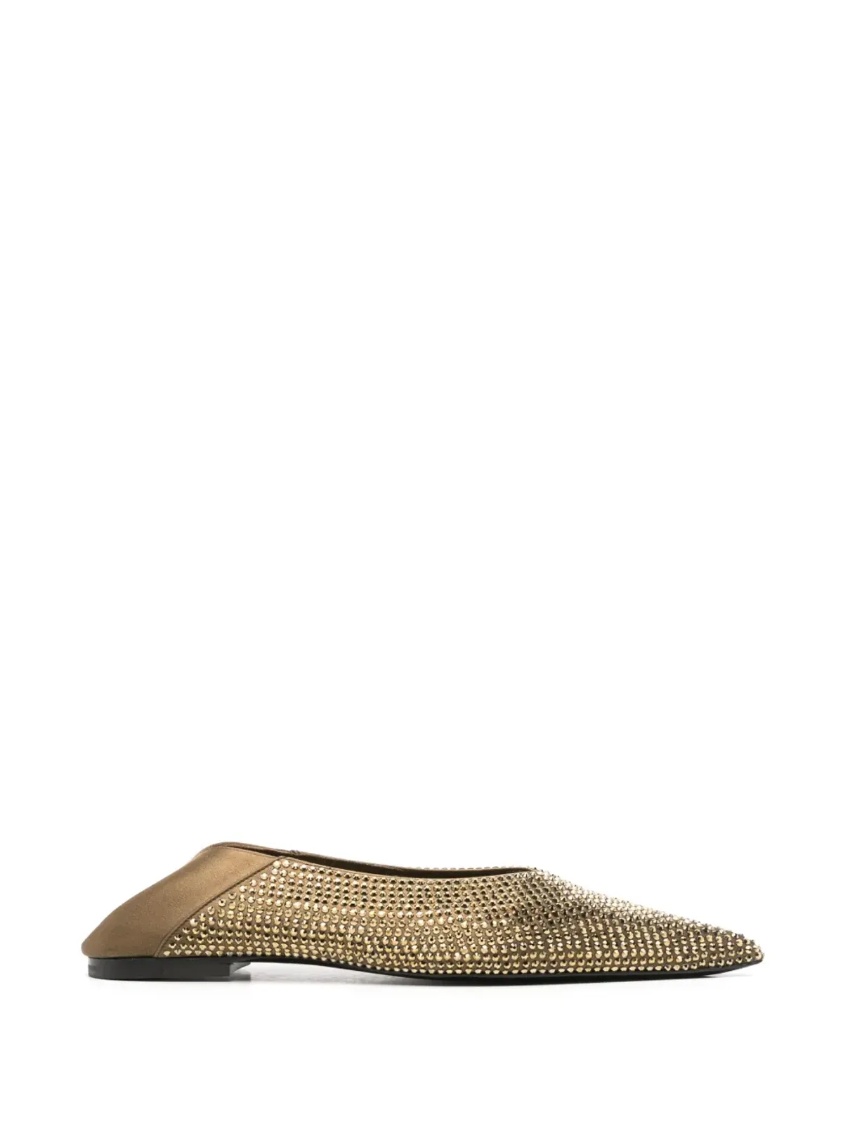 Saint Laurent Nour スリッパ グリーン - 画像5