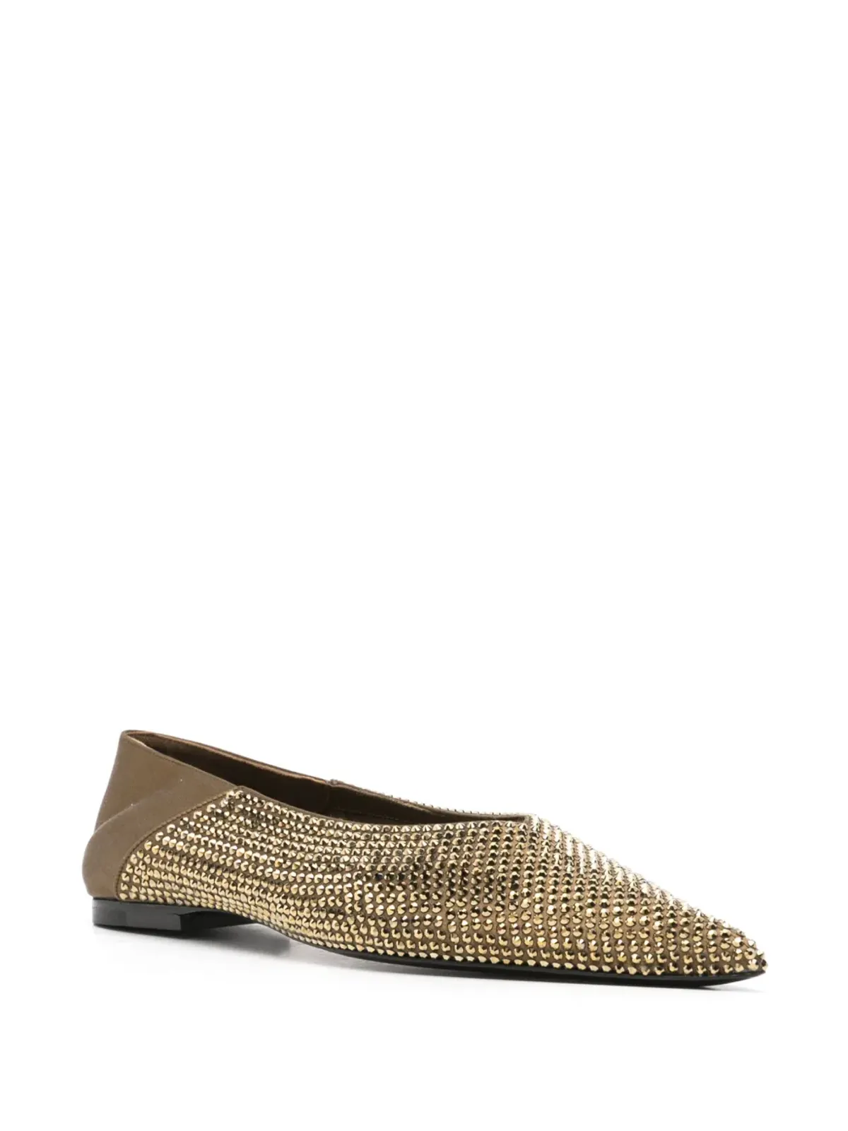 Saint Laurent Nour スリッパ グリーン - 画像2