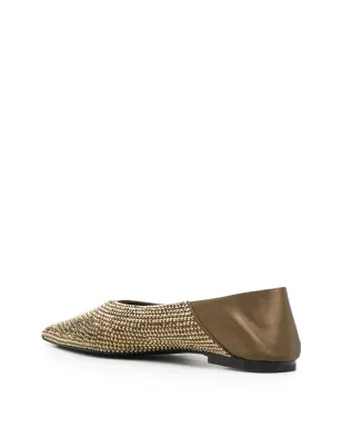 Saint Laurent Nour スリッパ グリーン - サムネイル3