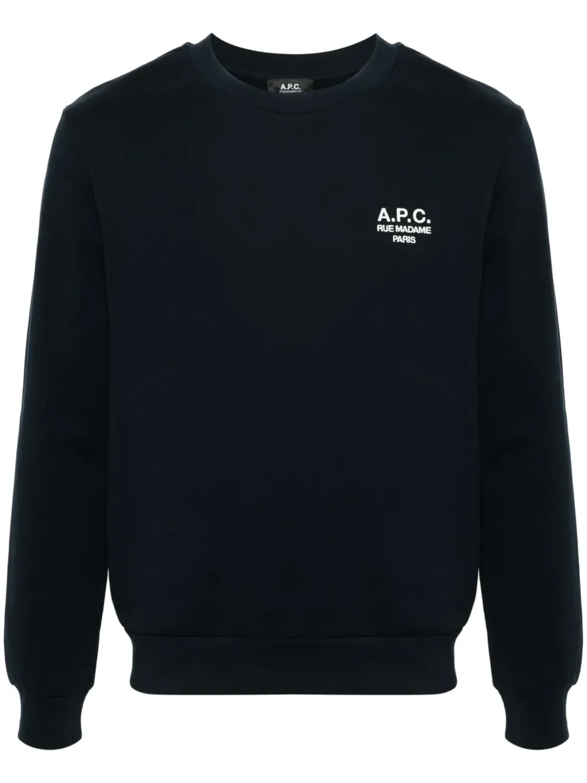 A.P.C. エンブロイダーロゴ スウェットシャツ - ブルー - 画像1