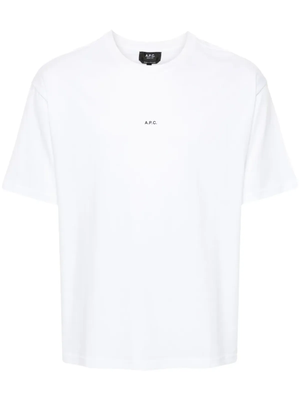 A.P.C. ロゴプリント コットン Tシャツ - ホワイト - 画像1