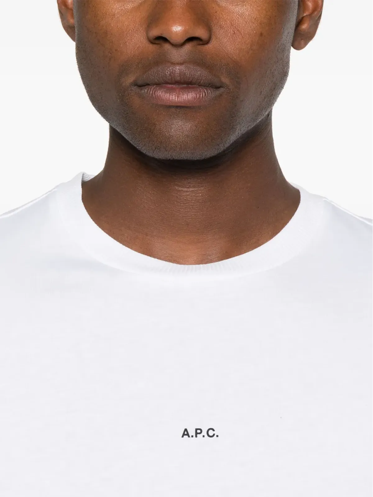 A.P.C. ロゴプリント コットン Tシャツ - ホワイト - 画像5