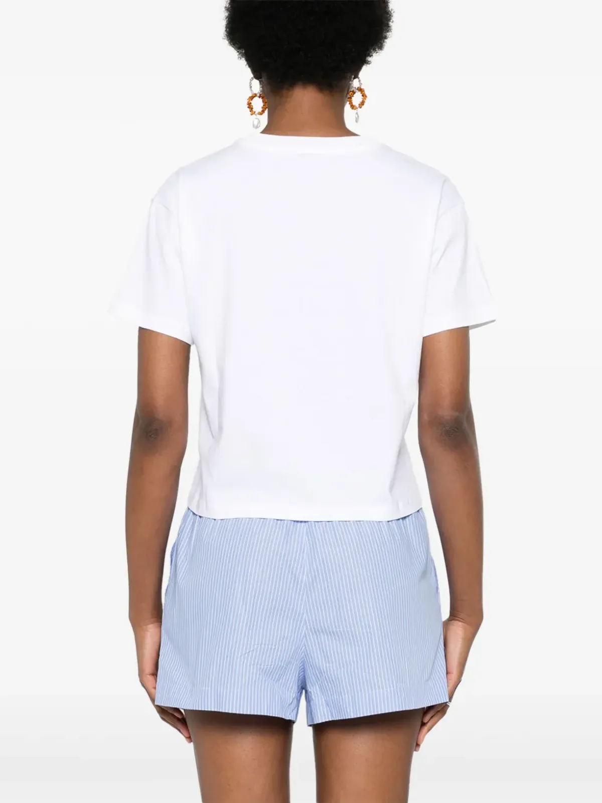 A.P.C. ロゴプリント コットン Tシャツ - 画像4