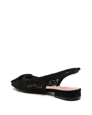 Bibi Lou Dalila スリングバック・バレリーナシューズ - Black - サムネイル3