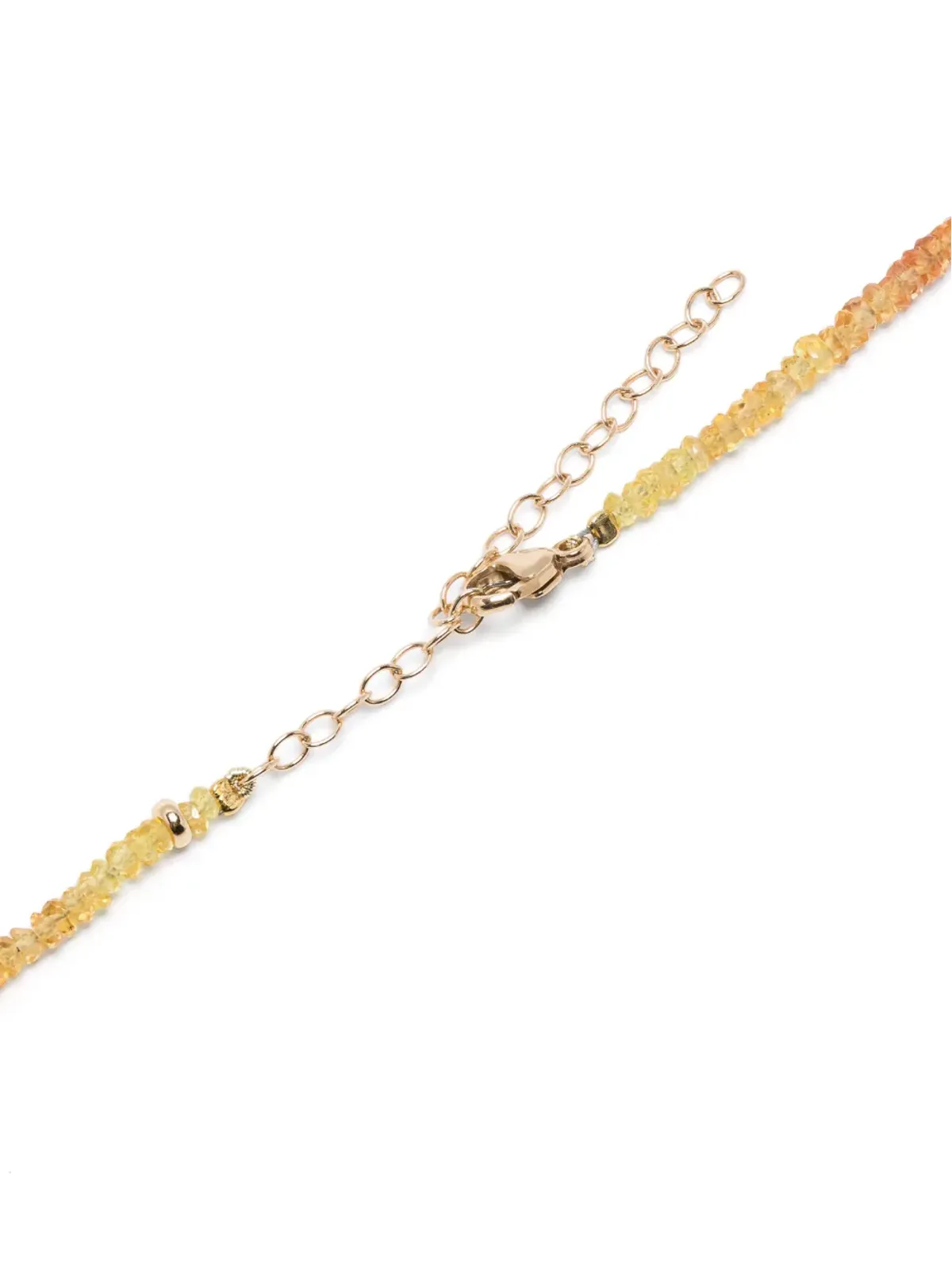 JIA JIA 14kt yellow gold Arizona citrine and sapphire necklace - 画像4