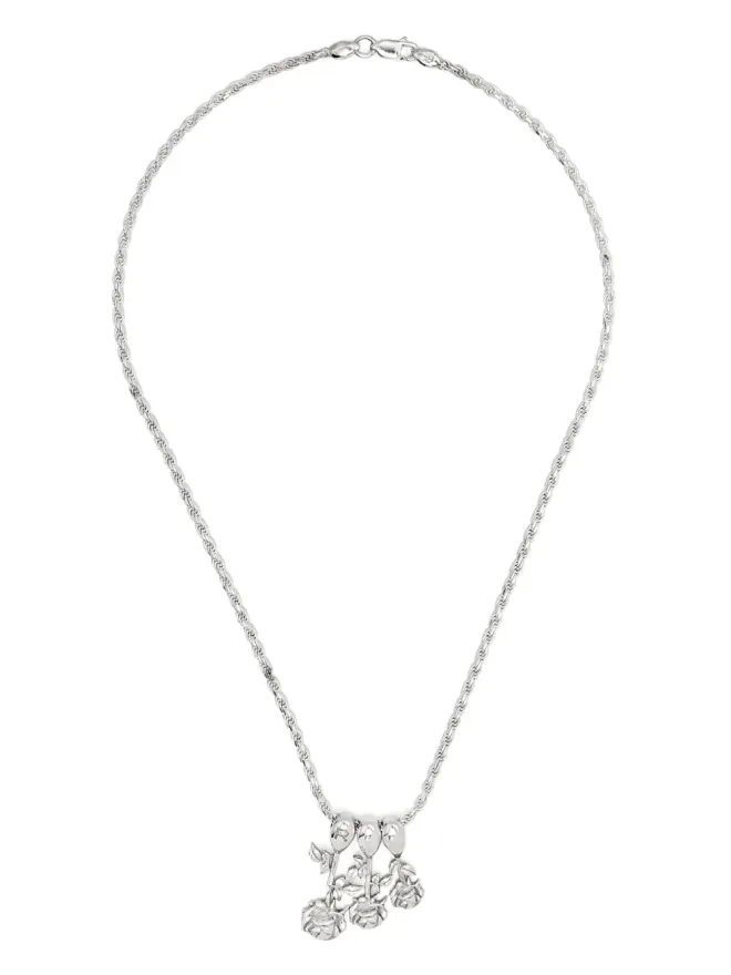 Roses Metals Roses Metals ローズペンダント シルバーネックレスの商品画像
