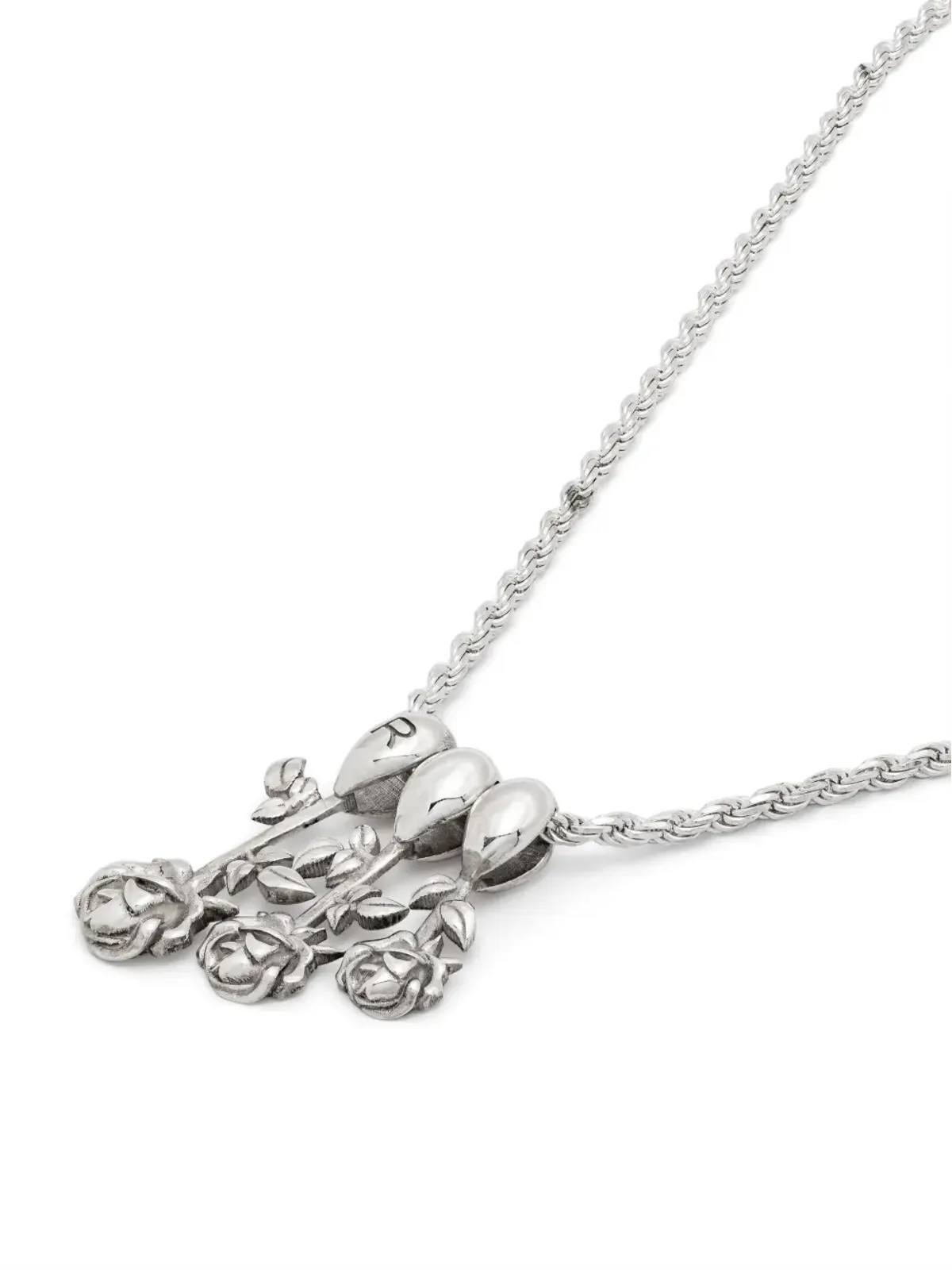 Roses Metals ローズペンダント シルバーネックレス - 画像3
