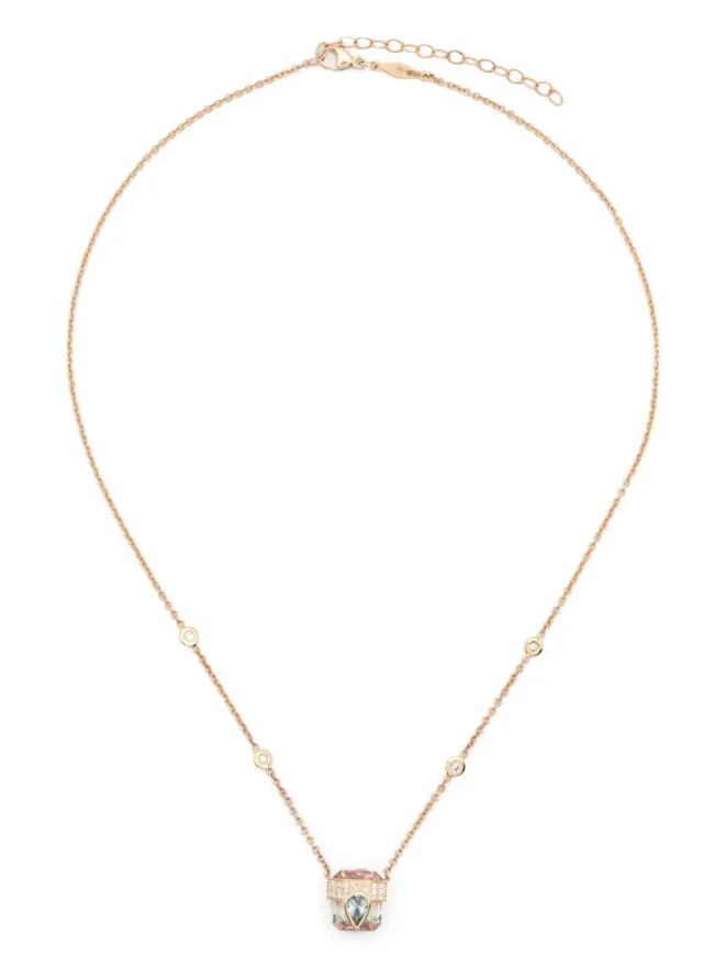 Jacquie Aiche Jacquie Aiche 14kt イエローゴールド トルマリン ダイヤモンド ネックレスの商品画像
