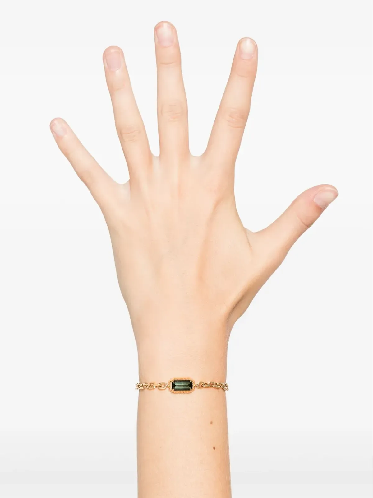 Lizzie Mandler Fine Jewelry 18kt イエローゴールド フリューテッド ペンダントネックレス - 画像2