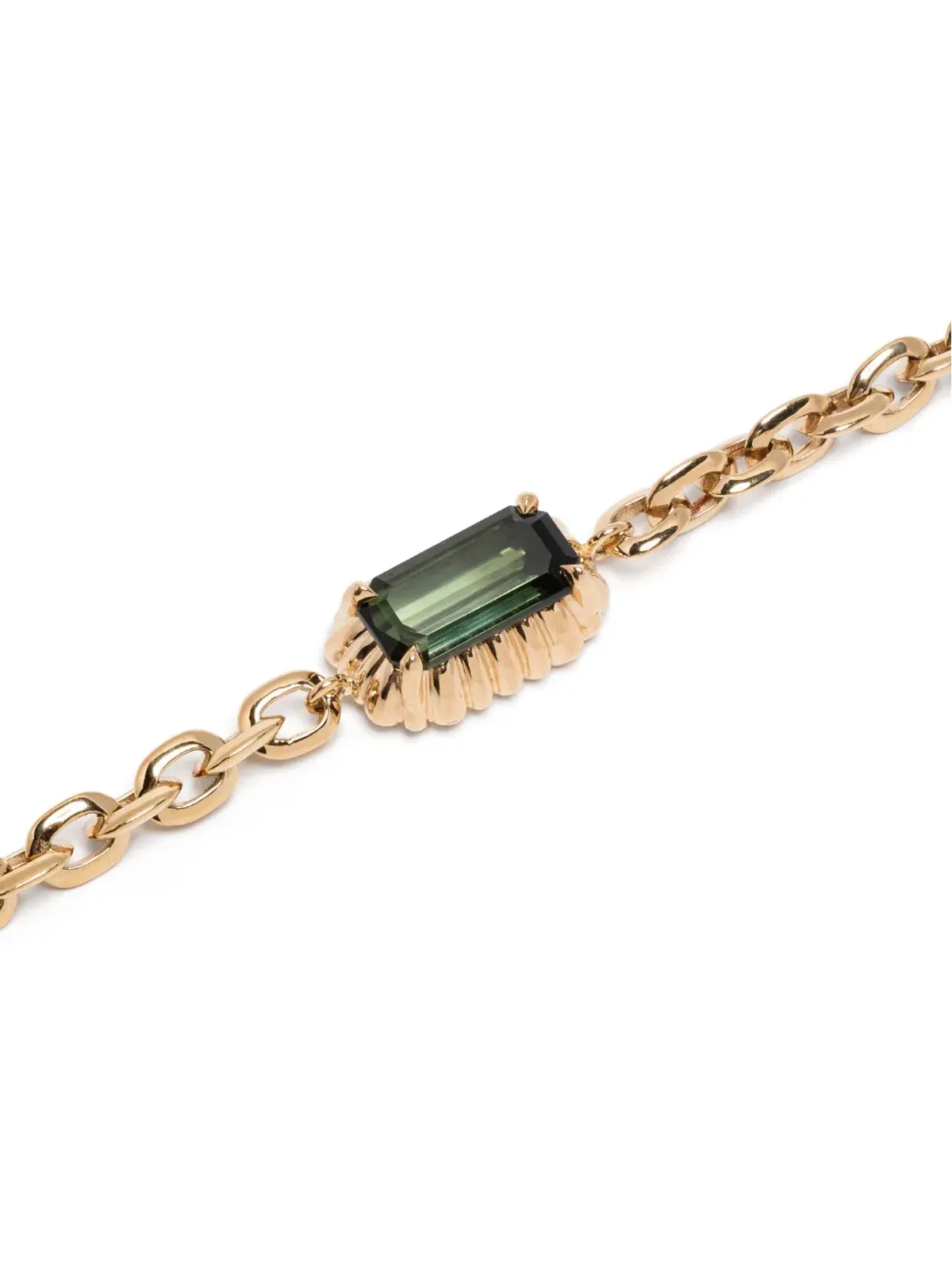 Lizzie Mandler Fine Jewelry 18kt イエローゴールド フリューテッド ペンダントネックレス - 画像3