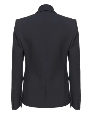 PINKO ショールカラーのツイルブレザー ブラック - サムネイル2