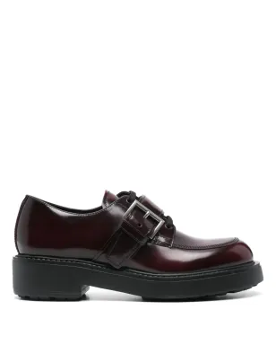 Prada buckle-detailed brogue - Brown - サムネイル1