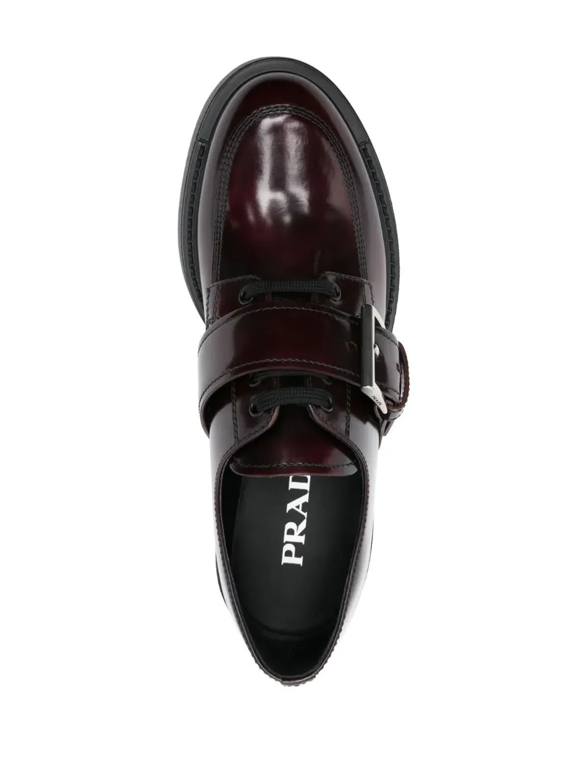 Prada buckle-detailed brogue - Brown - 画像4