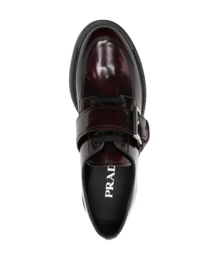 Prada buckle-detailed brogue - Brown - サムネイル4