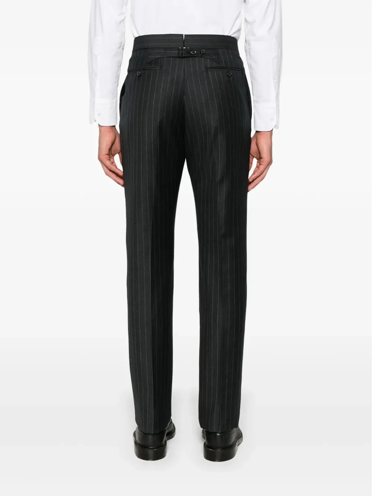 Thom Browne ピンストライプ ウール パンツ - 画像4