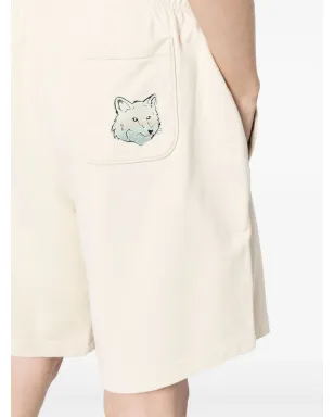 Maison Kitsuné フォックスヘッドプリント コットン トラックショーツ - サムネイル5