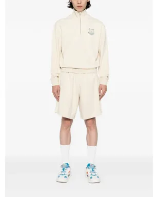 Maison Kitsuné フォックスヘッドプリント コットン トラックショーツ - サムネイル2