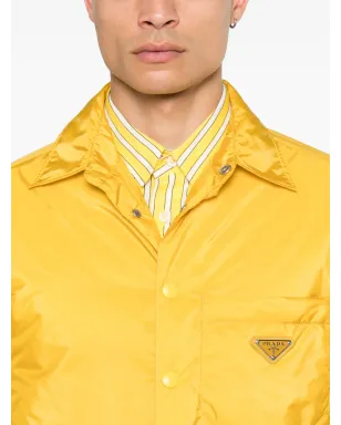 Prada Re-Nylon シャツ - イエロー - サムネイル5