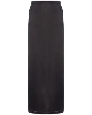 PINKO 後ろスリット入りマキシスカート - ブラック - サムネイル1