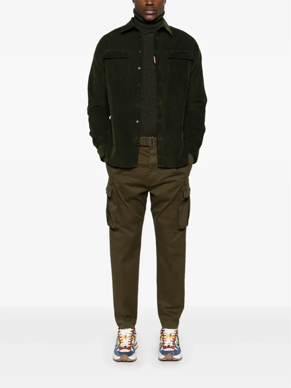 DSQUARED2 コーデュロイ コットン シャツ - 画像2