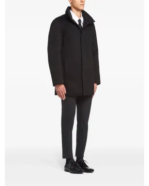 Prada カシミヤ・シルク混紡パディングジャケット - サムネイル3
