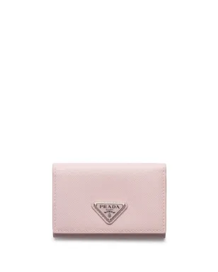 Prada トライアングルロゴ レザー カードホルダー - サムネイル1