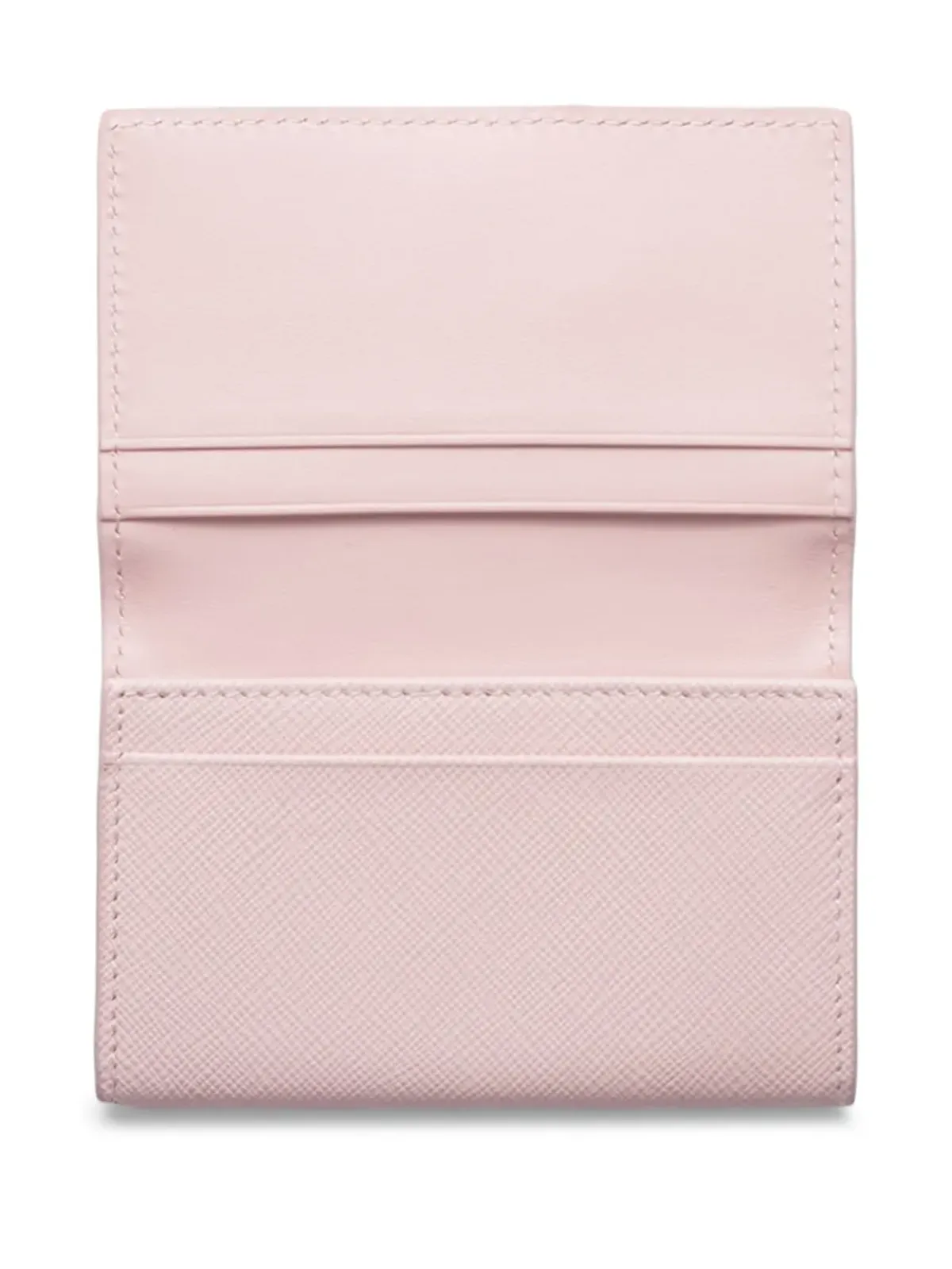 Prada トライアングルロゴ レザー カードホルダー - 画像2