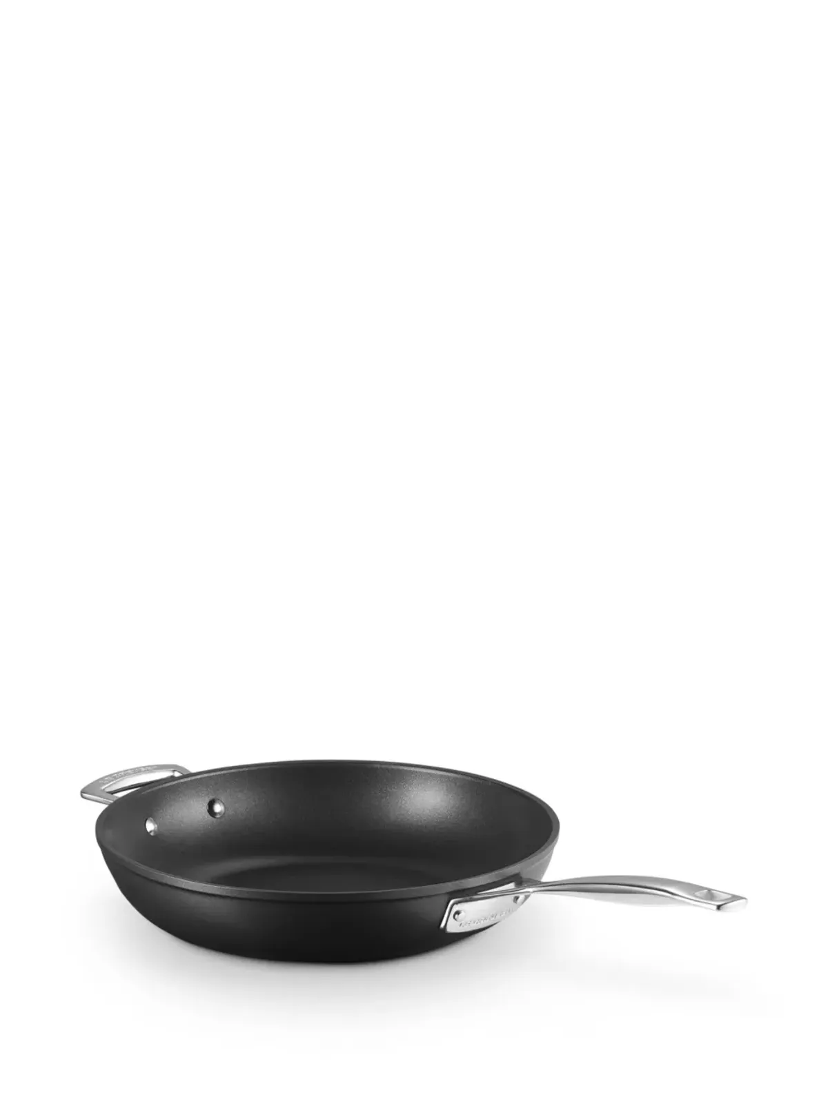 Le Creuset ノンスティック アルミニウム 深型フライパン - ブラック - 画像3