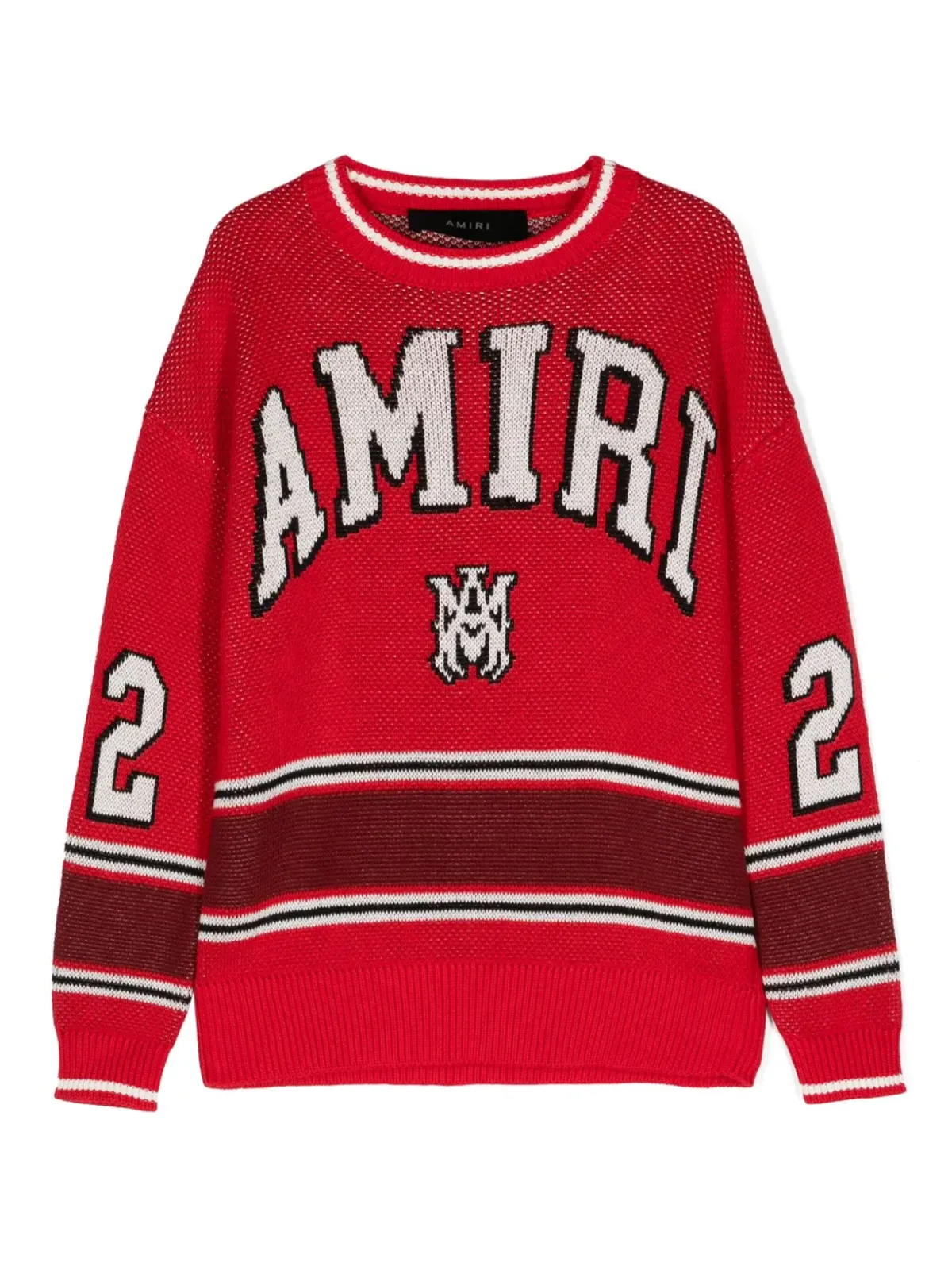 AMIRI KIDS 22ストライプジャカードジャンパー - 画像1