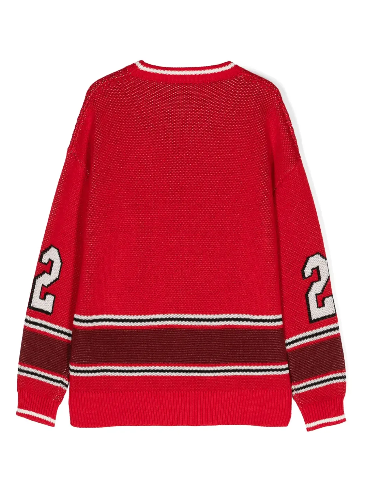 AMIRI KIDS 22ストライプジャカードジャンパー - 画像2