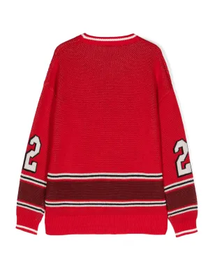 AMIRI KIDS 22ストライプジャカードジャンパー - サムネイル2