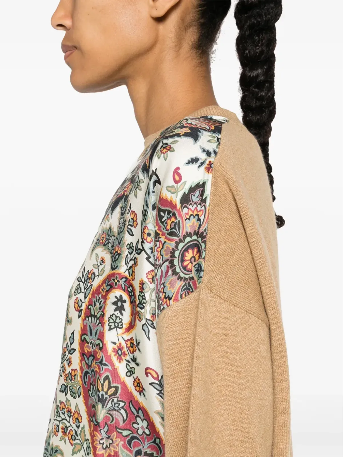 ETRO 花柄プリント ニットセーター - ニュートラルカラー - 画像5