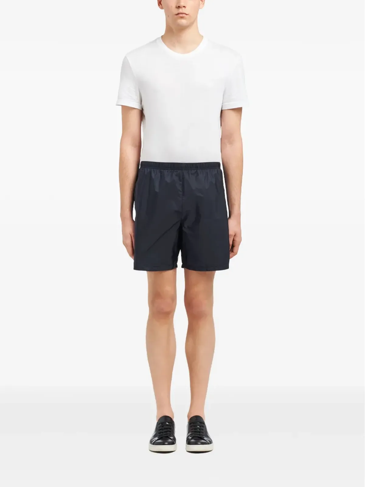 Prada ロゴパッチ リサイクルナイロン スイムショーツ - 画像3