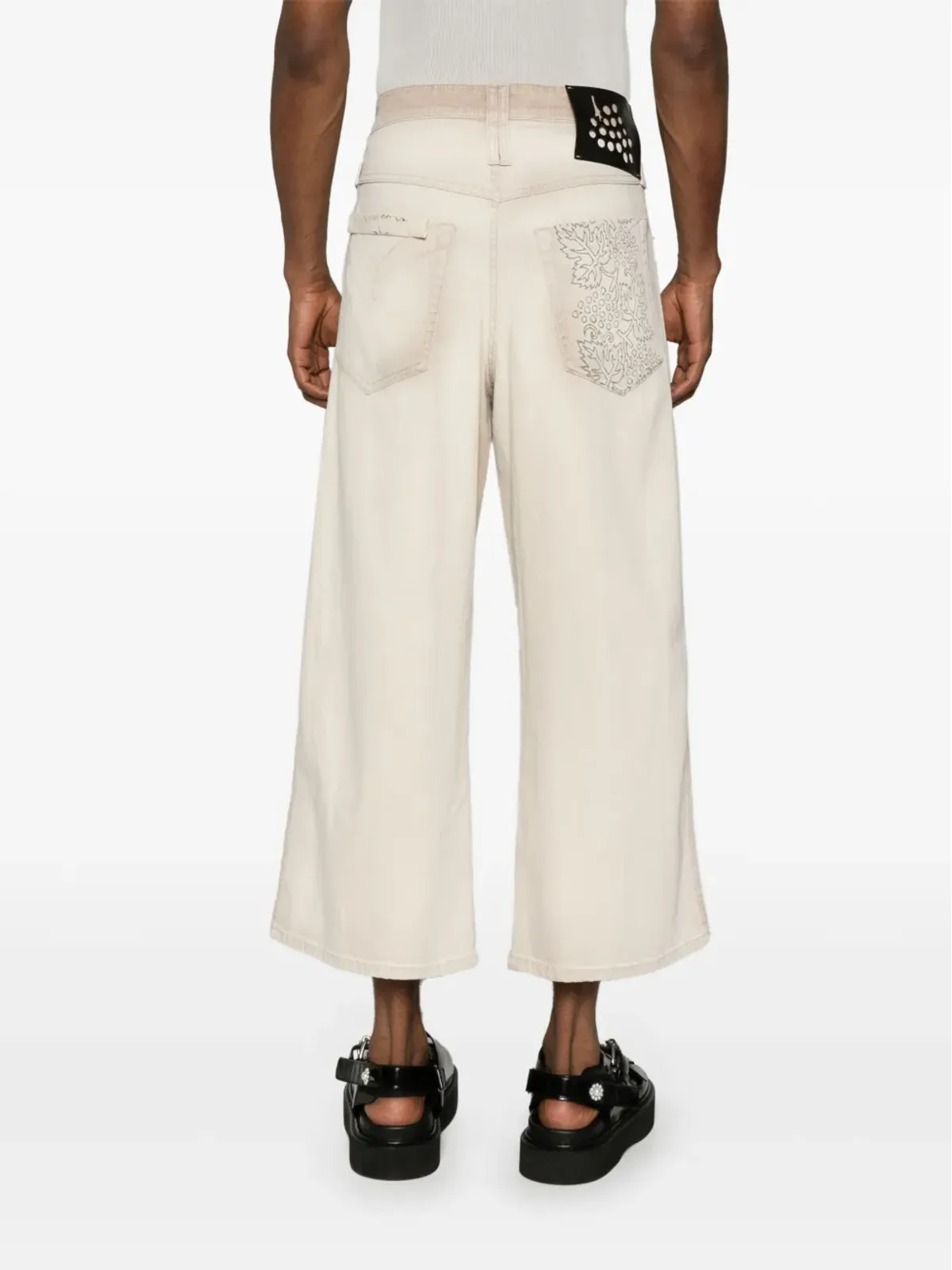 FEDERICO CINA cropped straight-leg trousers - Neutrals - 画像5