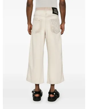 FEDERICO CINA cropped straight-leg trousers - Neutrals - サムネイル5