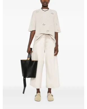FEDERICO CINA cropped straight-leg trousers - Neutrals - サムネイル3