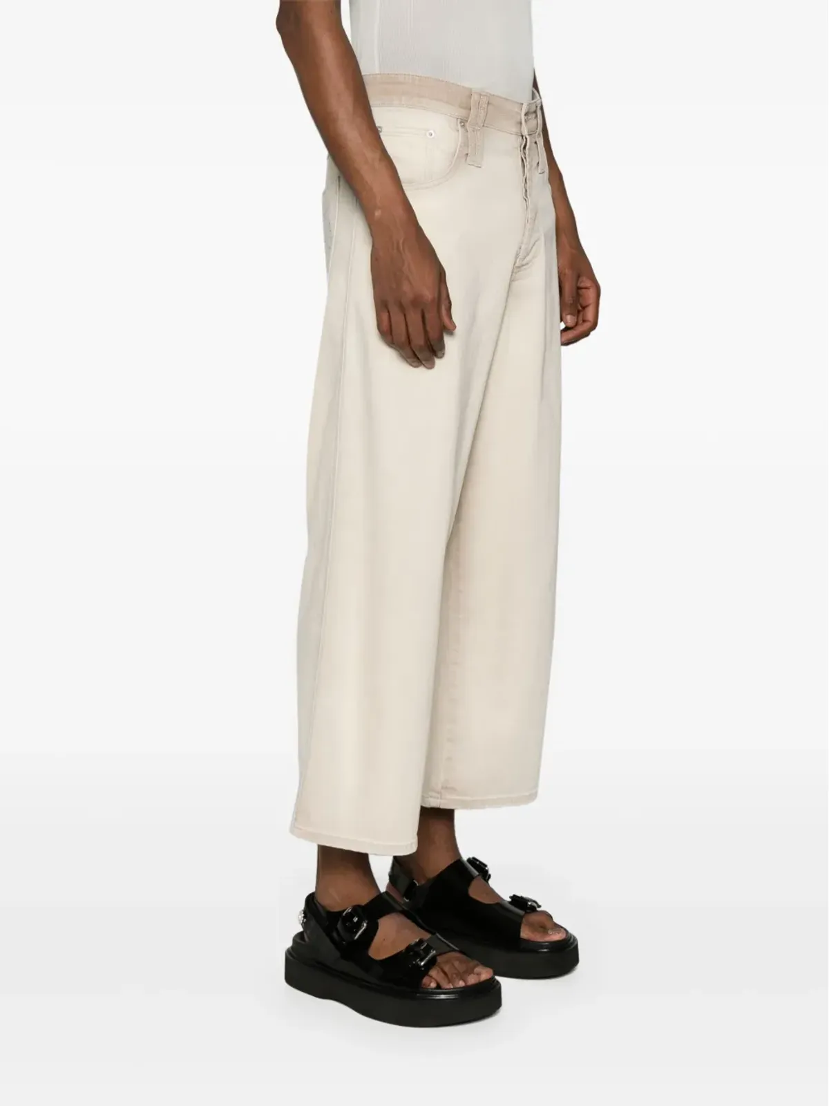 FEDERICO CINA cropped straight-leg trousers - Neutrals - 画像4