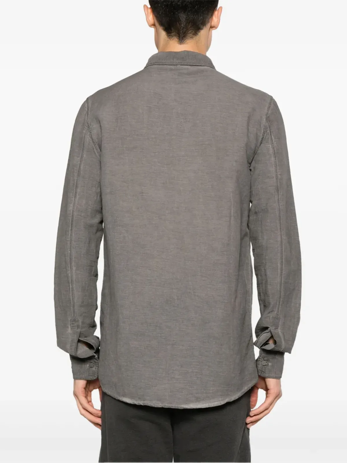 Poème Bohémien クラシックカラー ボタン留めシャツ - Grey - 画像4