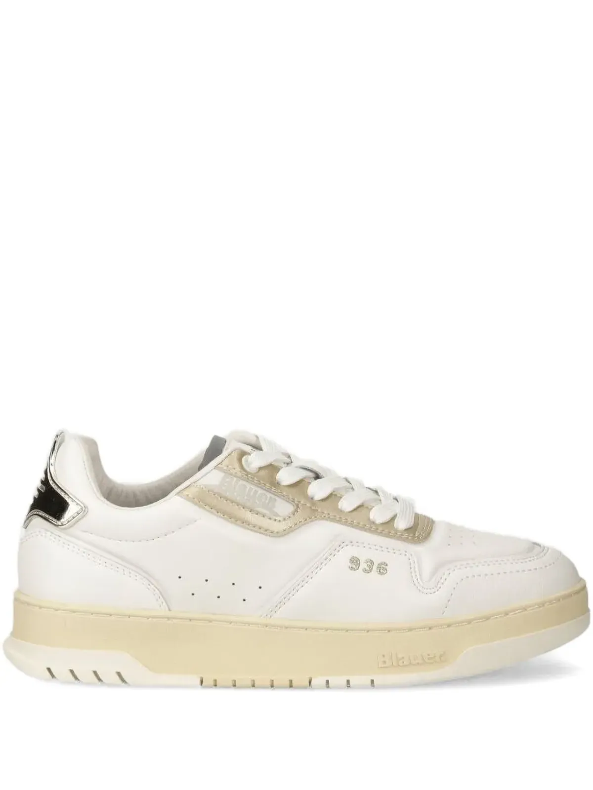 Blauer Damen sneakers - White - 画像1